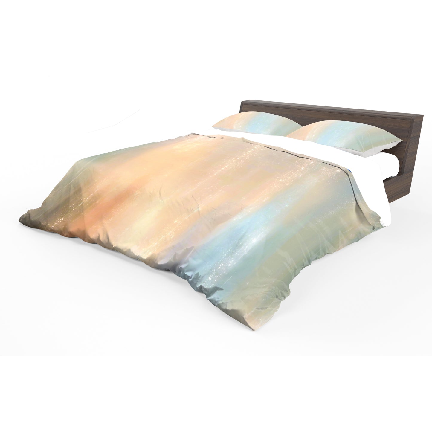 Silky Sepia Duvet Cover Set
