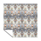 Silver Blue Square Tablecloth
