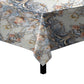 Silver Blue Square Tablecloth