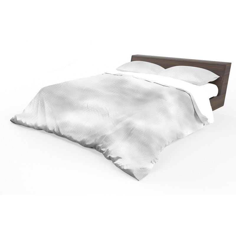 Silver Cubical Gleam Duvet Cover Set