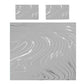 Silver Curls Duvet Cover Set
