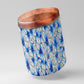 Silver Leaves Drum Decoupage