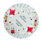 Silver Christmas Round Tablecloth