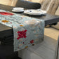 Silver Christmas Table Runner