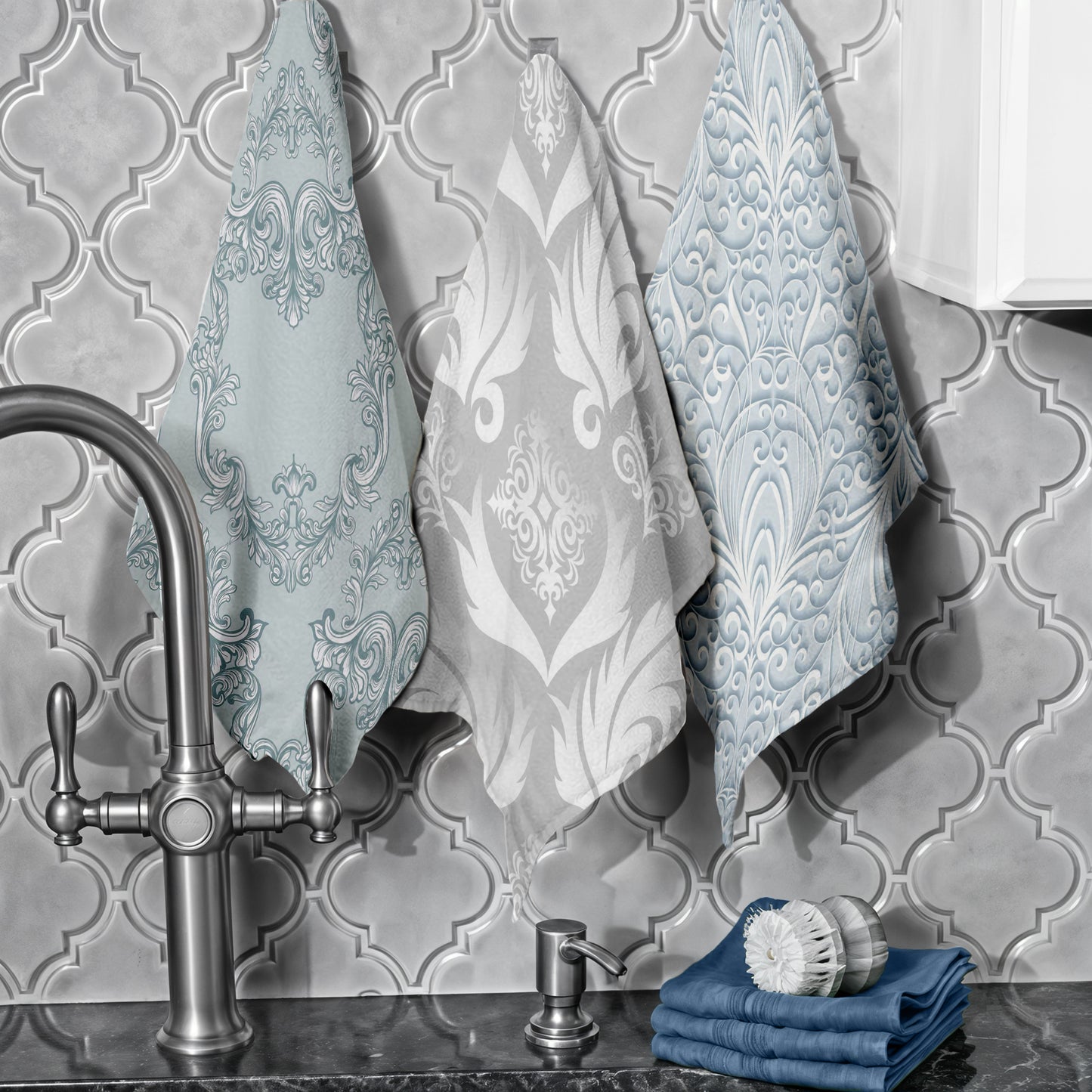 Silver Dish Cloth (Set of 3)