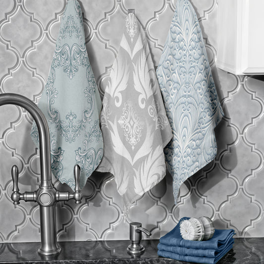 Silver Dish Cloth (Set of 3)