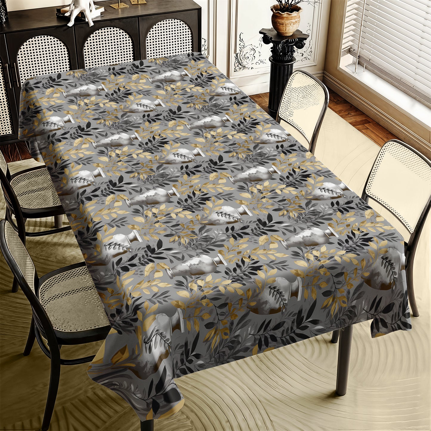 Silver Fields Rectangle Tablecloth