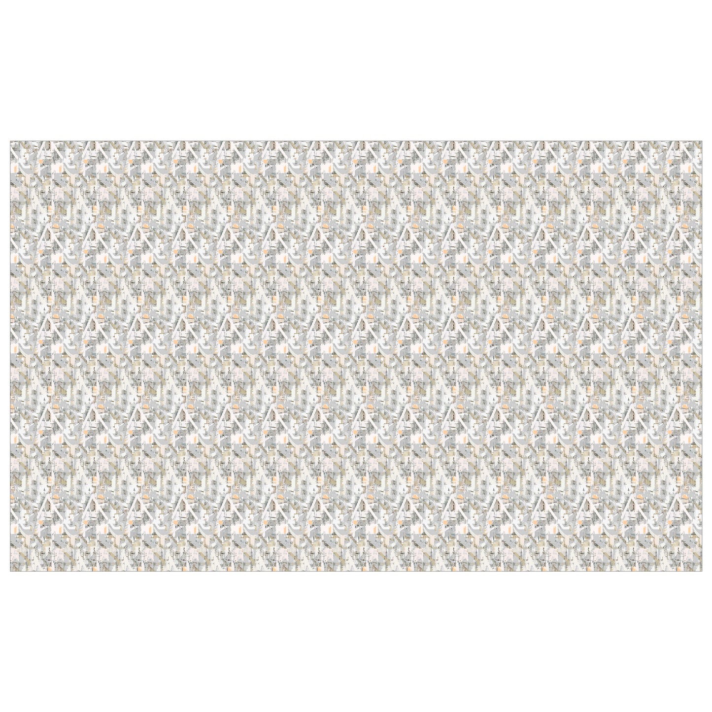 Silver Patterns Rectangle Tablecloth