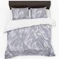 Silver Silk Duvet Cover Set