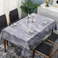 Silver Silk Rectangle Tablecloth