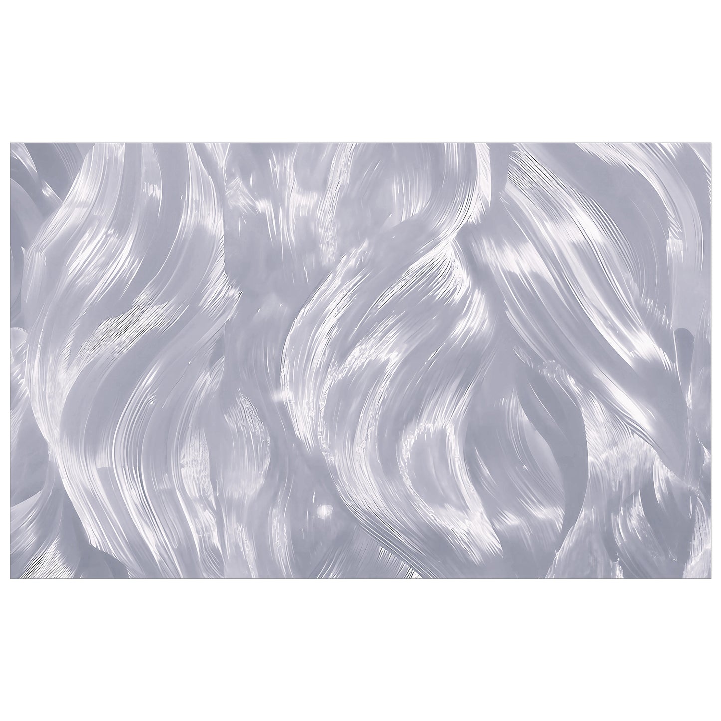 Silver Silk Rectangle Tablecloth