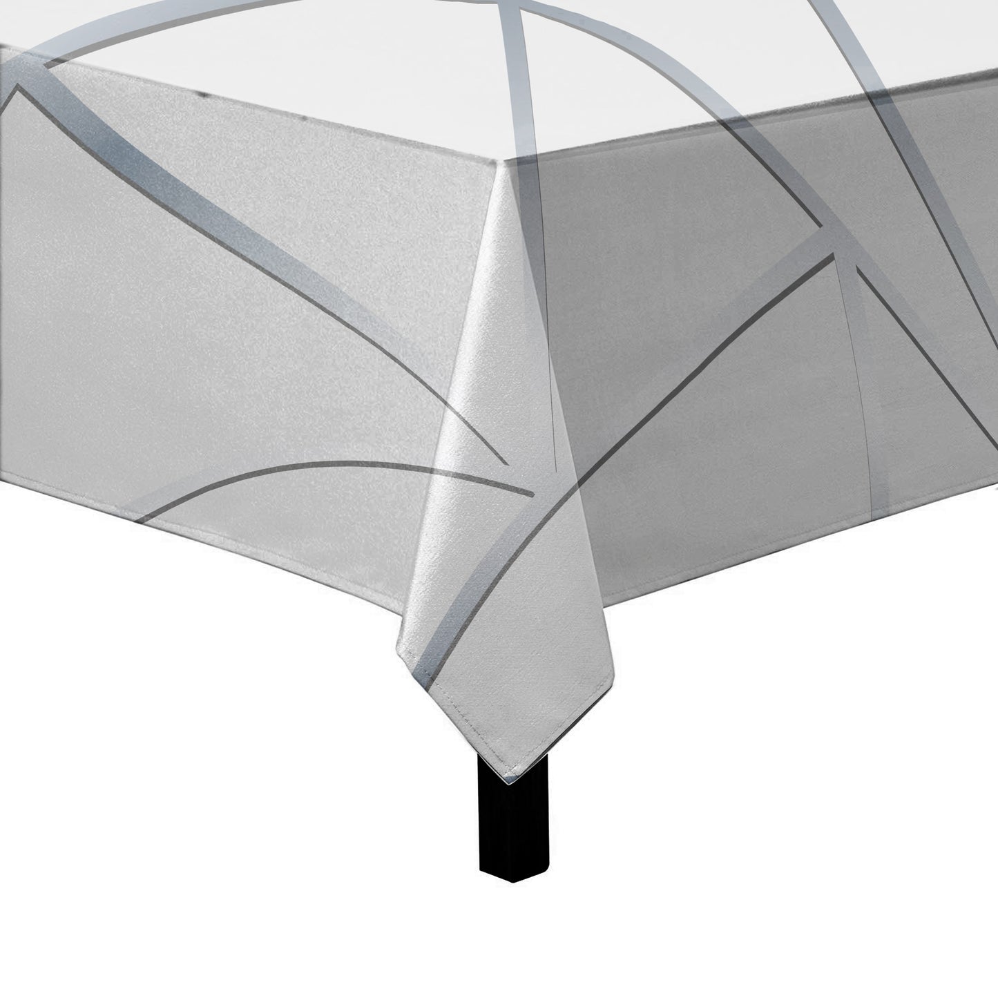 Silver Spectrum Square Tablecloth