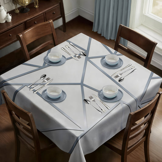 Silver Spectrum Square Tablecloth