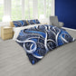 Silver & Sapphire Duvet Cover Set