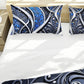 Silver & Sapphire Duvet Cover Set