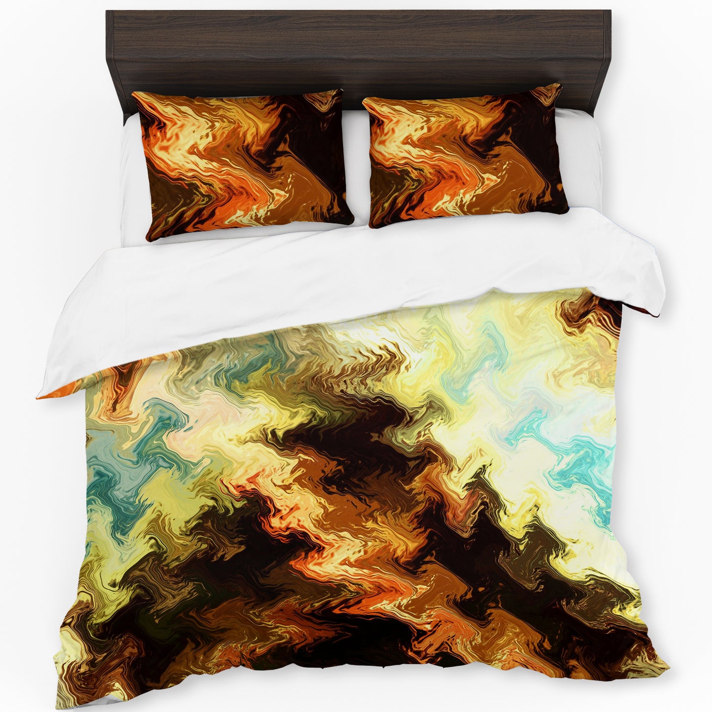 Simmering Flames Duvet Cover Set