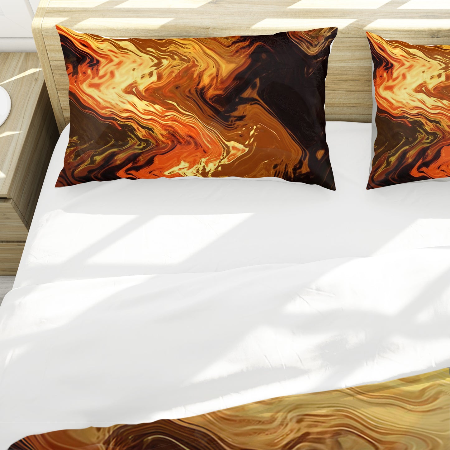 Simmering Flames Duvet Cover Set