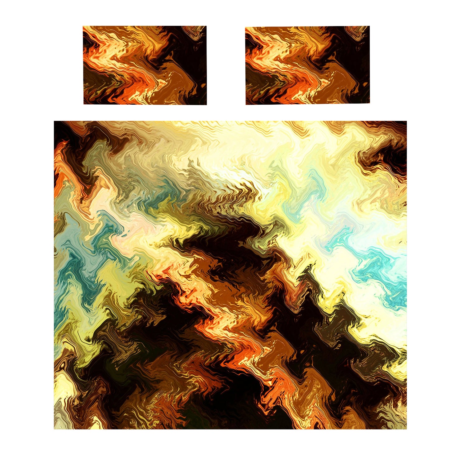 Simmering Flames Duvet Cover Set