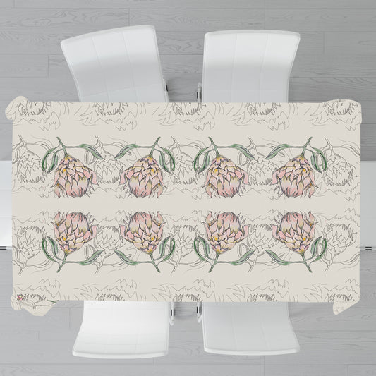 Simple Protea on Sand By Fifo Rectangle Tablecloth