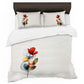 Single Beautiful Flower Duvet Cover Set