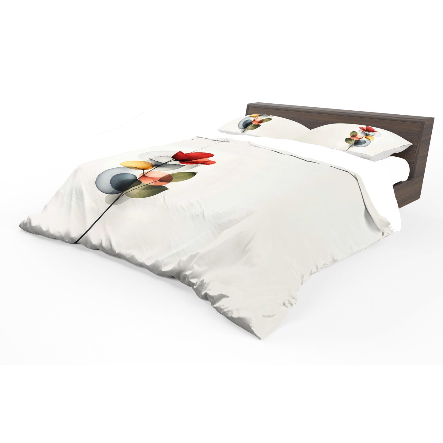 Single Beautiful Flower Duvet Cover Set