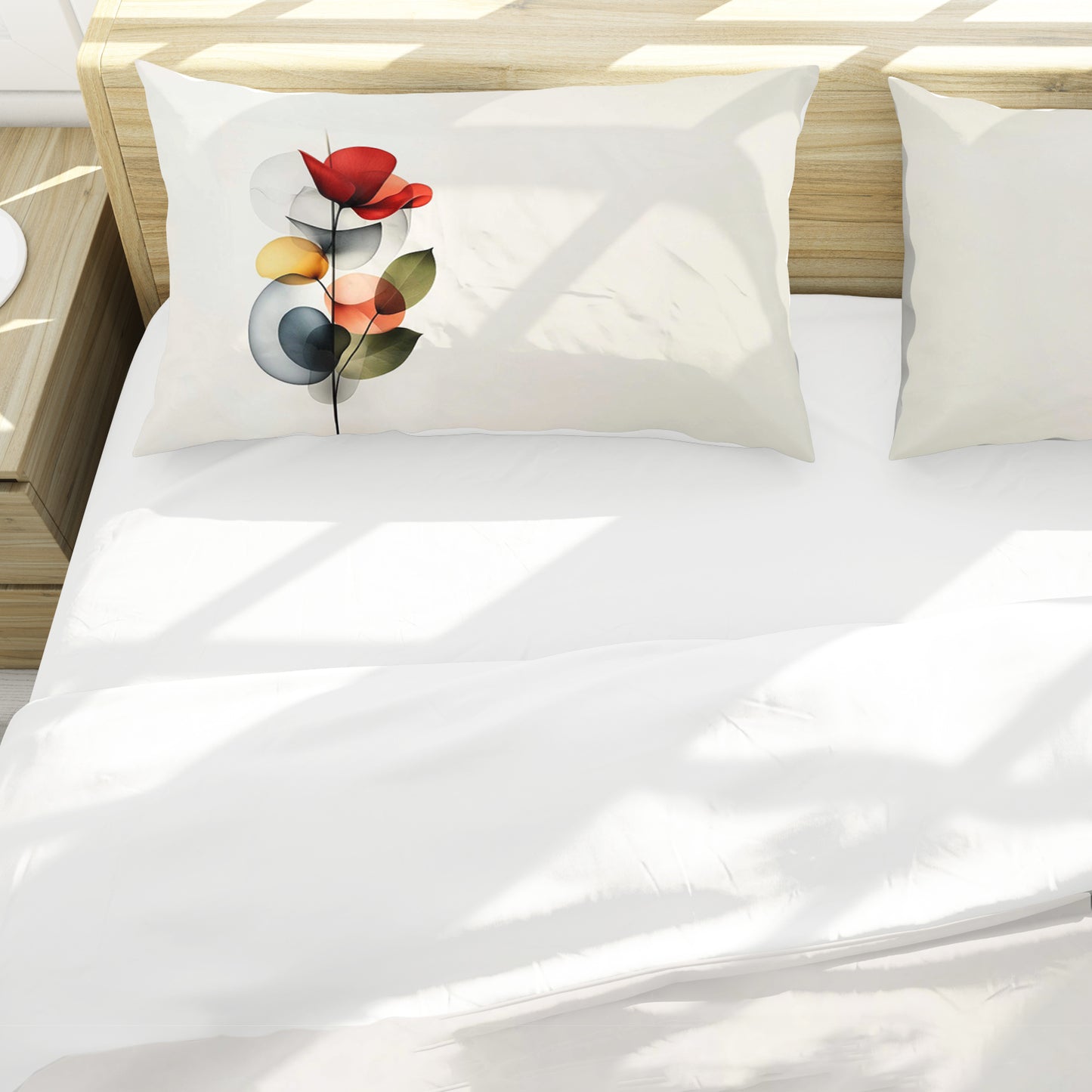 Single Beautiful Flower Duvet Cover Set
