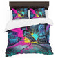 Skateboard Fantasy Duvet Cover Set