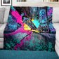 Skateboard Fantasy Light Weight Fleece Blanket