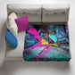 Skateboard Fantasy Light Weight Fleece Blanket