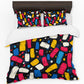 Skater Confetti Duvet Cover Set by Wikus Schalkwyk