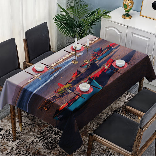 Skipskop By Annette Heymans Rectangle Tablecloth