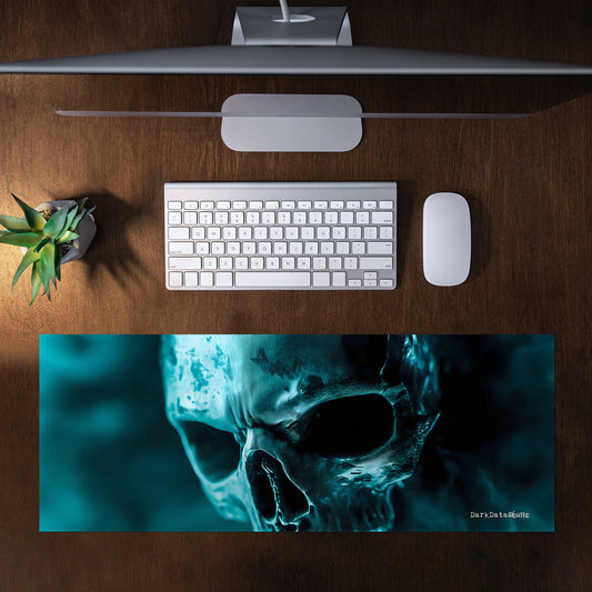 Skull Hybrid Large Desk Pad by Wikus Schalkwyk