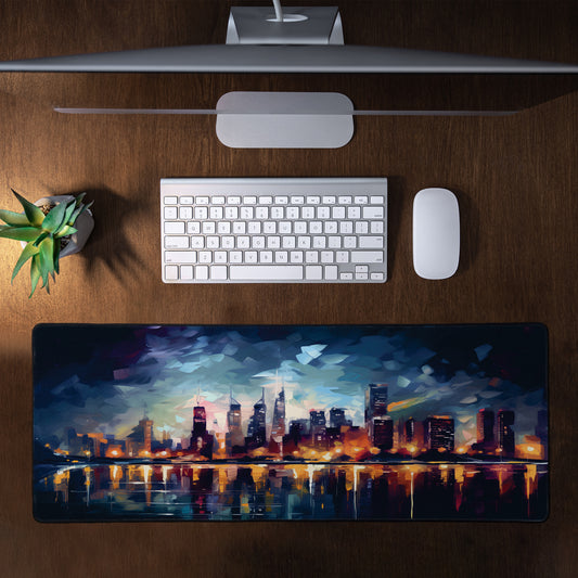 Skyscrapers Large Desk Pad