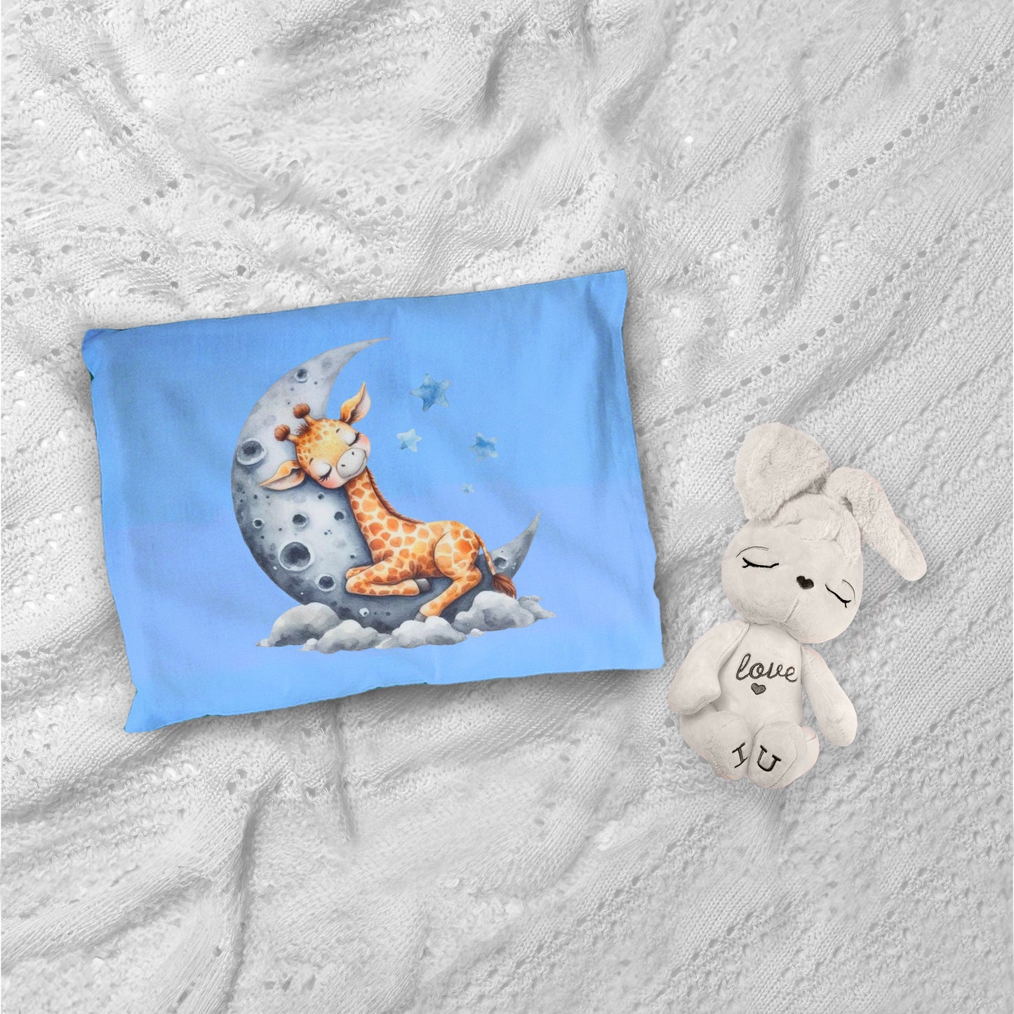 Sleeping Baby Giraffe Cot Set