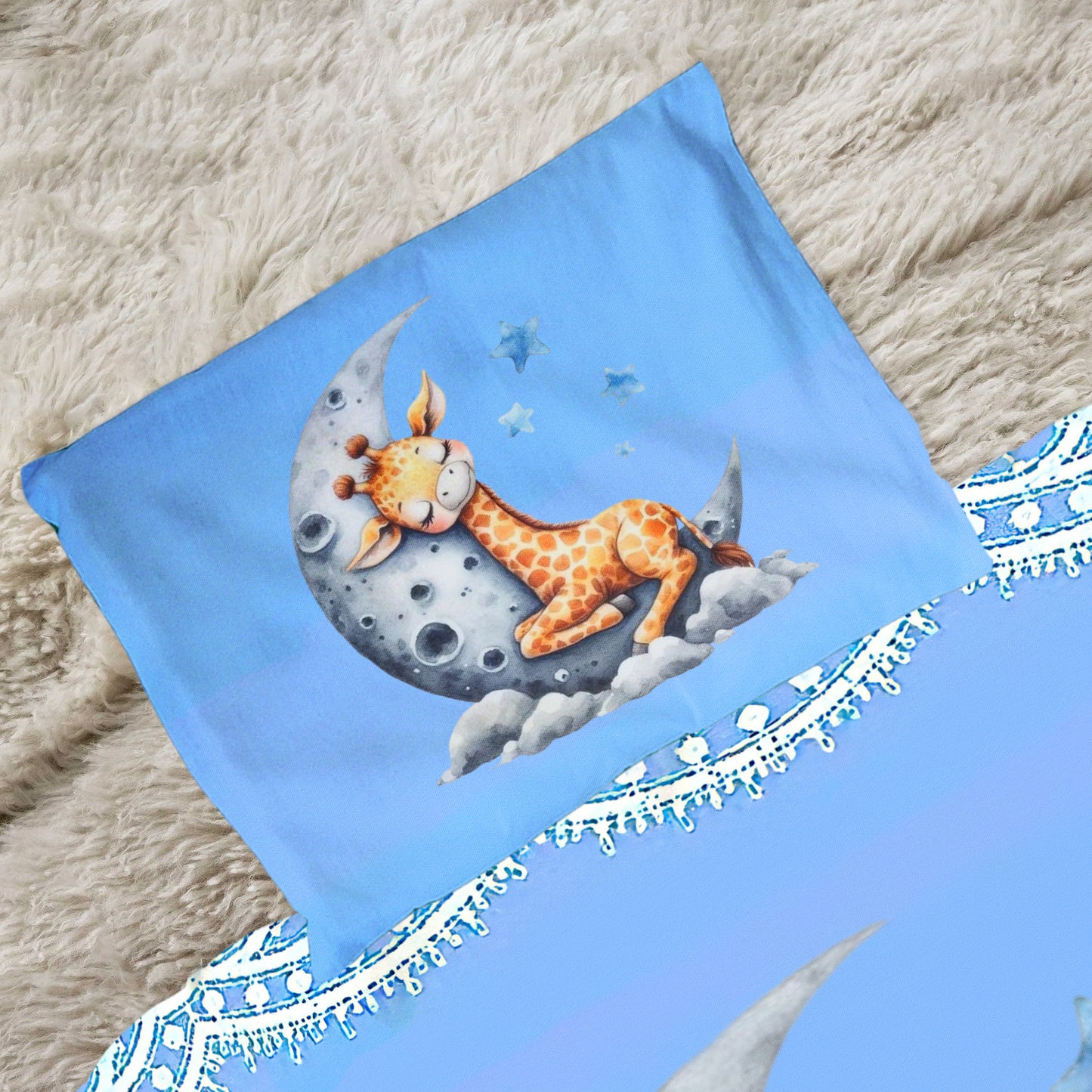 Sleeping Baby Giraffe Cot Set