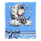 Sleeping Baby Zebra Baby Fleece Blanket