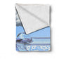 Sleeping Baby Zebra Baby Fleece Blanket
