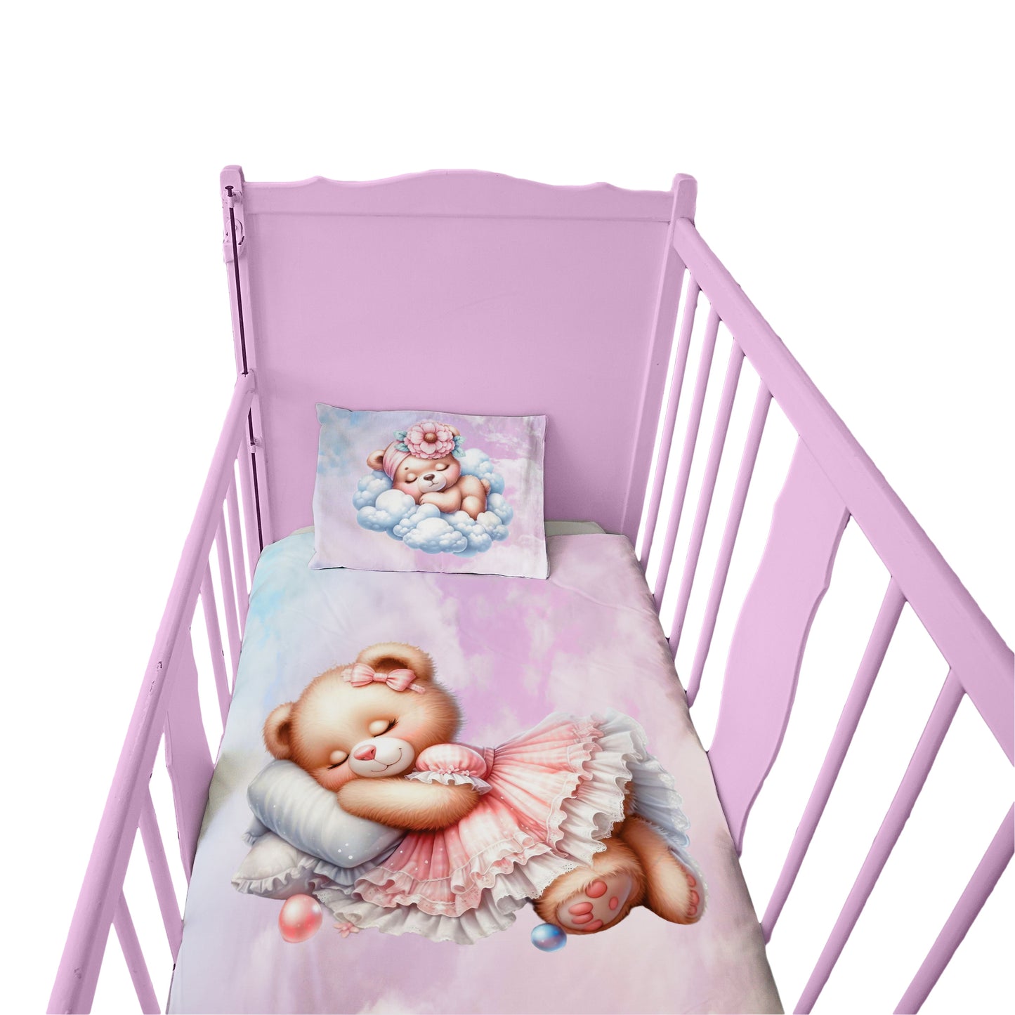 Sleeping Bear Cot Duvet Set
