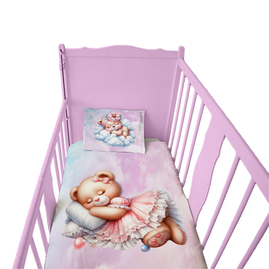 Sleeping Bear Cot Duvet Set