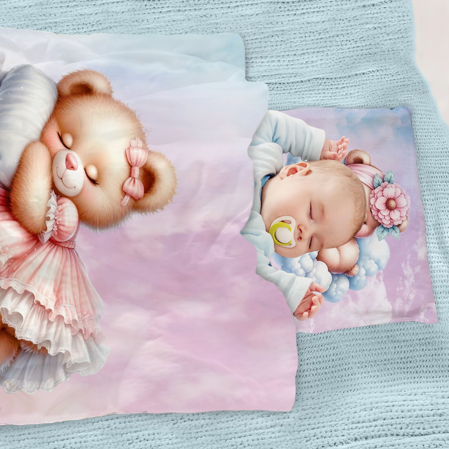 Sleeping Bear Cot Duvet Set