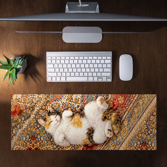 Sleeping Cat Desk Pad