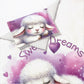 Sleeping Lamb Cot Set