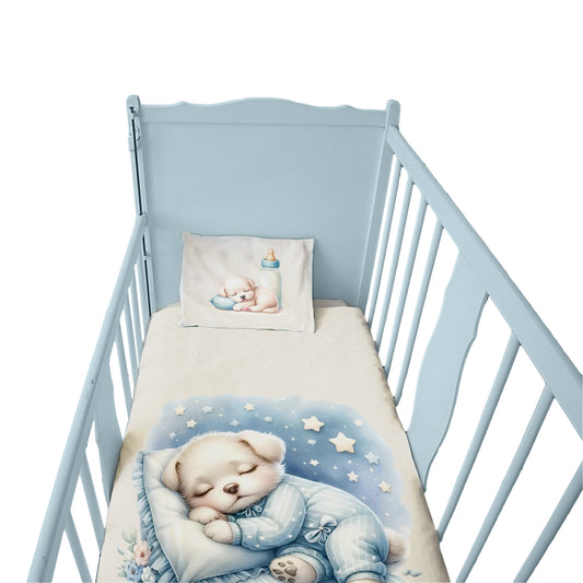 Sleeping Pup Cot Set