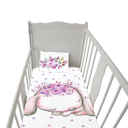 Sleeping Rabbit Cot Duvet Set