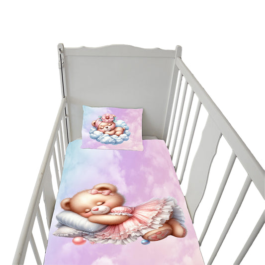 Sleeping Bear Cot Duvet Set