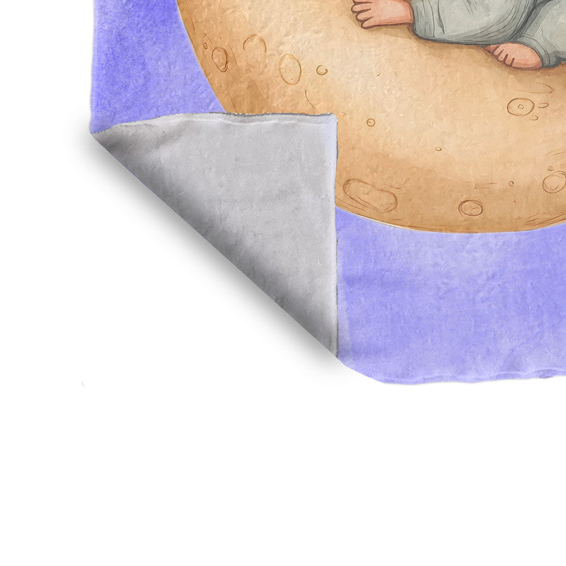 Sleepy Moon Minky Blanket by Wikus Schalkwyk