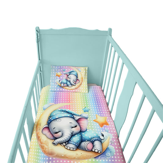 Sleepy Elephant Cot Set