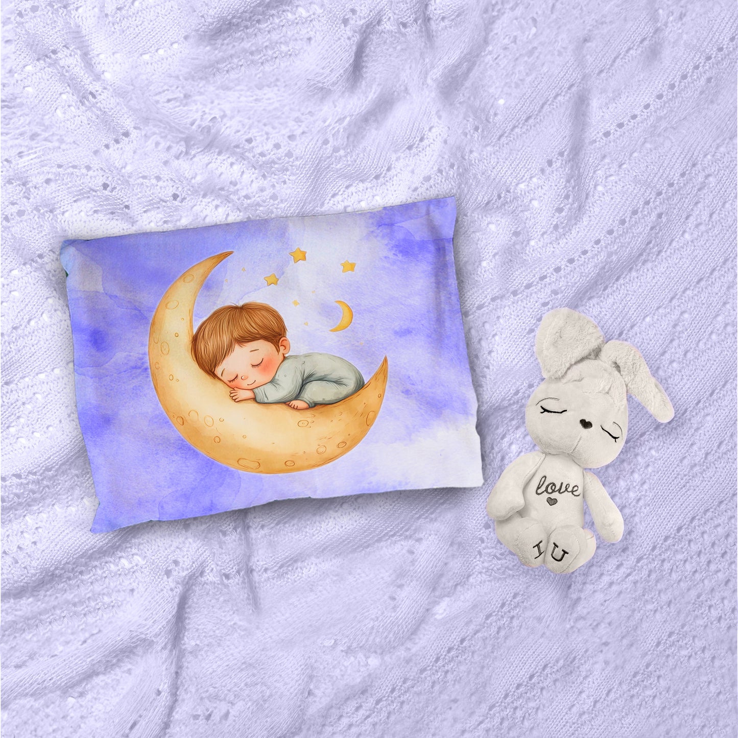 Sleepy Moon Cot Set by Wikus Schalkwyk