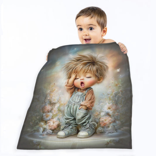 Sleepy Sammy Toddler Fleece Blanket