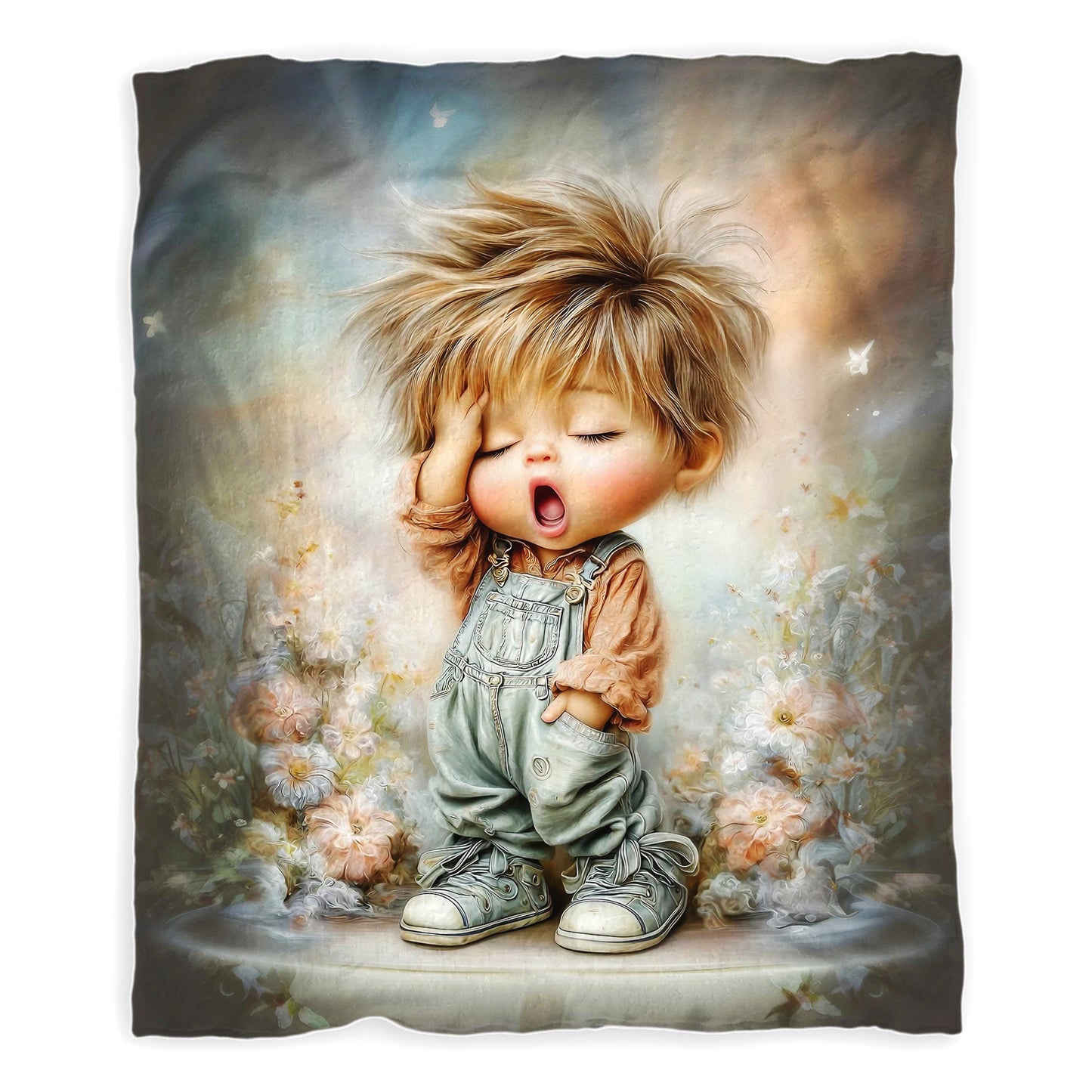 Sleepy Sammy Toddler Fleece Blanket